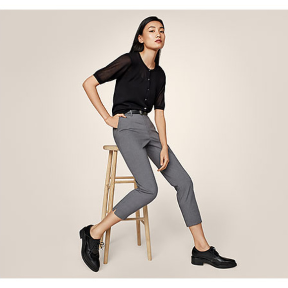 uniqlo men's cropped trousers